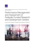 Cover: Performance Management and Assessment of Federally Funded Research and Development Centers - RAND