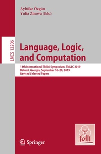 Abbildung von: Language, Logic, and Computation - Springer