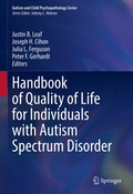 Cover: Handbook of Quality of Life for Individuals with Autism Spectrum Disorder - Springer