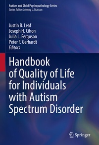 Abbildung von: Handbook of Quality of Life for Individuals with Autism Spectrum Disorder - Springer