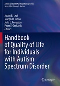 Cover: Handbook of Quality of Life for Individuals with Autism Spectrum Disorder - Springer