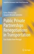 Cover: Public Private Partnerships Renegotiations in Transportation - Springer
