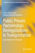 Bild: Public Private Partnerships Renegotiations in Transportation - Springer