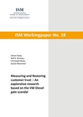 Cover: Measuring and Restoring customer trust - BoD - Books on Demand
