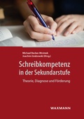 Cover: Schreibkompetenz in der Sekundarstufe - Waxmann Lehrbuch