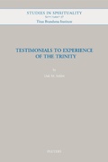 Cover: Testimonials to Experience of the Trinity - Peeters Publishers