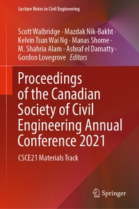 Enlarge image Cover: Proceedings of the Canadian Society of Civil Engineering Annual Conference 2021 - Springer