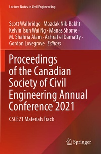 Enlarge image Cover: Proceedings of the Canadian Society of Civil Engineering Annual Conference 2021 - Springer