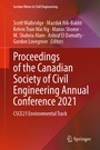 Cover: Proceedings of the Canadian Society of Civil Engineering Annual Conference 2021 - Springer