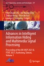 Cover: Advances in Intelligent Information Hiding and Multimedia Signal Processing - Springer
