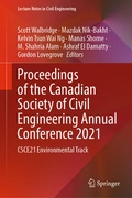Cover: Proceedings of the Canadian Society of Civil Engineering Annual Conference 2021 - Springer