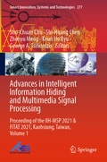 Cover: Advances in Intelligent Information Hiding and Multimedia Signal Processing - Springer