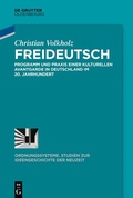 Cover: Freideutsch - De Gruyter Oldenbourg