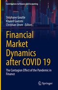 Cover: Financial Market Dynamics after COVID 19 - Springer