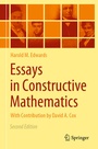 Cover: Essays in Constructive Mathematics - Springer