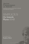 Cover: Simplicius: On Aristotle Physics 1.1-2 - Bloomsbury Academic