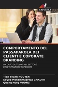 Cover: COMPORTAMENTO DEL PASSAPAROLA DEI CLIENTI E COPORATE BRANDING - Edizioni Sapienza