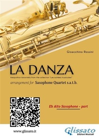Abbildung von: Alto Sax part of "La Danza" tarantella by Rossini for Saxophone Quartet - Glissato Edizioni Musicali