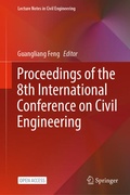 Cover: Proceedings of the 8th International Conference on Civil Engineering - Springer