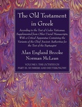 Cover: The Old Testament in Greek, Volume I The Octateuch, Part III Numbers and Deuteronomy - Wipf & Stock Publishers
