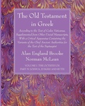 Cover: The Old Testament in Greek, Volume I The Octateuch, Part IV Joshua, Judges and Ruth - Wipf & Stock Publishers