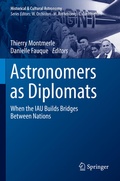 Cover: Astronomers as Diplomats - Springer