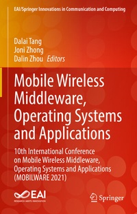 Enlarge image Cover: Mobile Wireless Middleware, Operating Systems and Applications - Springer