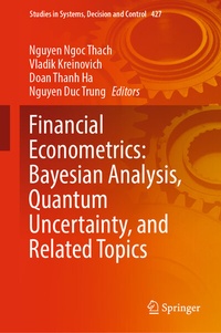 Abbildung von: Financial Econometrics: Bayesian Analysis, Quantum Uncertainty, and Related Topics - Springer