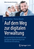 Cover: Auf dem Weg zur digitalen Verwaltung - Springer Gabler