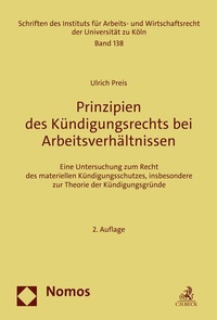 Abbildung von: Prinzipien des Kündigungsrechts bei Arbeitsverhältnissen - Nomos