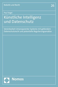 Abbildung von: Künstliche Intelligenz und Datenschutz - Nomos
