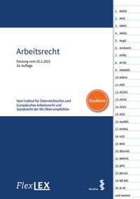 Abbildung von: FlexLex Arbeitsrecht WU - Facultas / FlexLEX