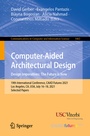 Cover: Computer-Aided Architectural Design. Design Imperatives: The Future is Now - Springer