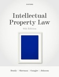 Cover: Intellectual Property Law - Oxford University Press