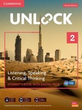 Cover: Unlock Level 2 Listening, Speaking and Critical Thinking Student's Book with Digital Pack - Cambridge University Press