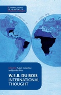 Cover: W. E. B. Du Bois: International Thought - Cambridge University Press