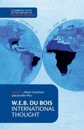 Cover: W. E. B. Du Bois: International Thought - Cambridge University Press