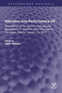Abbildung von: Attention and Performance VII - Routledge