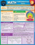 Cover: Math Fundamentals 2 - Algebra - Quickstudy Reference Guides