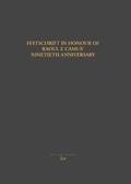 Cover: Festschrift in Honour of Raoul F. Camus' Ninetieth Anniversary - Lit Verlag