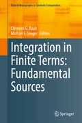 Cover: Integration in Finite Terms: Fundamental Sources - Springer