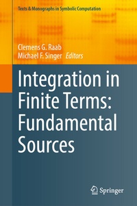 Enlarge image Cover: Integration in Finite Terms: Fundamental Sources - Springer