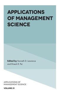 Abbildung von: Applications of Management Science - Emerald Publishing Limited