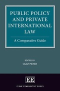 Cover: Public Policy and Private International Law - Edward Elgar Publishing