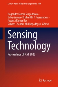Enlarge image Cover: Sensing Technology - Springer