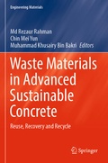 Cover: Waste Materials in Advanced Sustainable Concrete - Springer