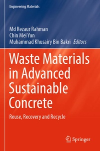 Enlarge image Cover: Waste Materials in Advanced Sustainable Concrete - Springer