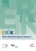 Cover: ERiK Methodological Report I - wbv Media