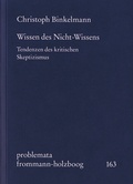 Cover: Wissen des Nicht-Wissens - frommann-holzboog