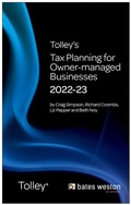 Cover: Tolley's Tax Planning for Owner-Managed Businesses 2022-23 - Tolley